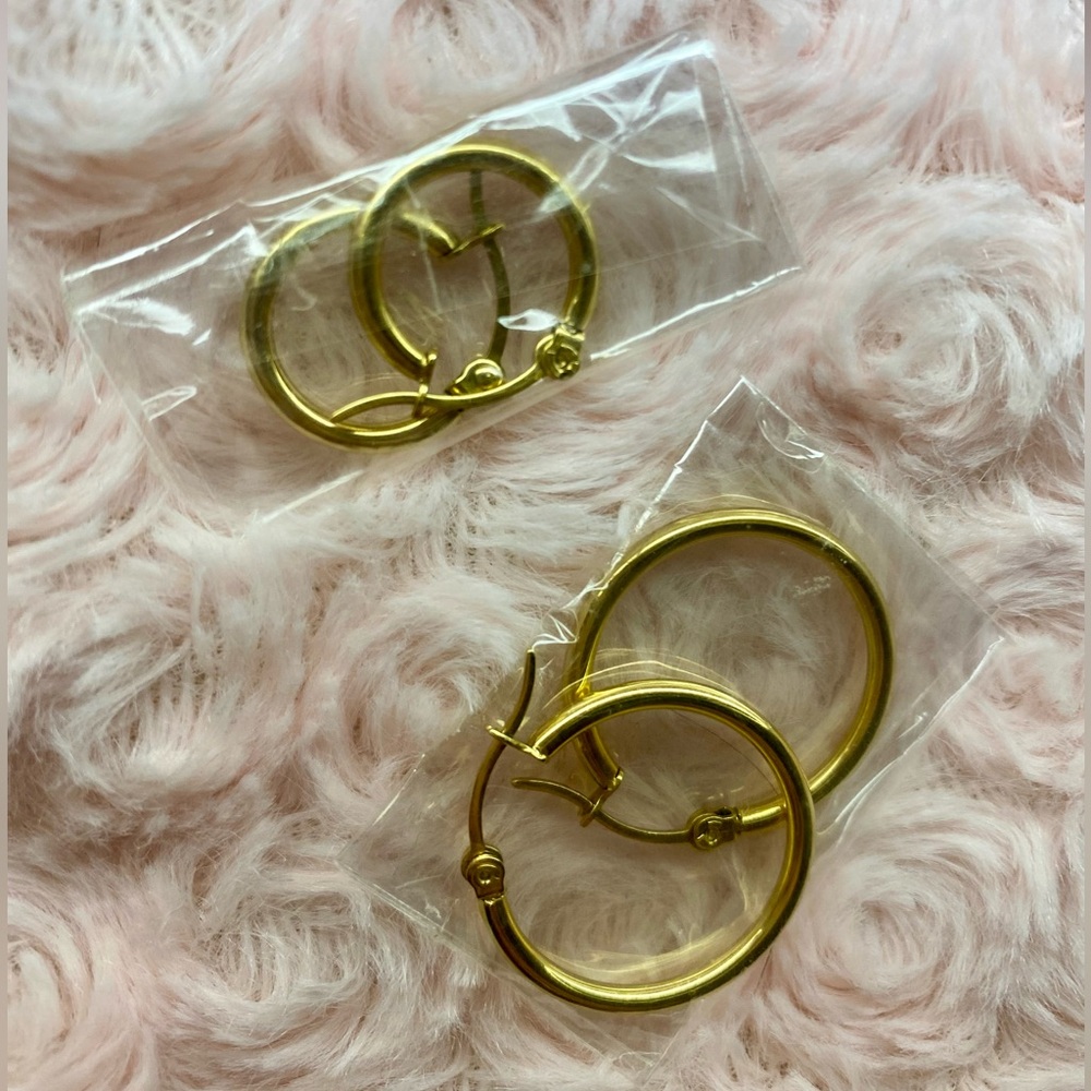 Chic Gold Hoop Earrings